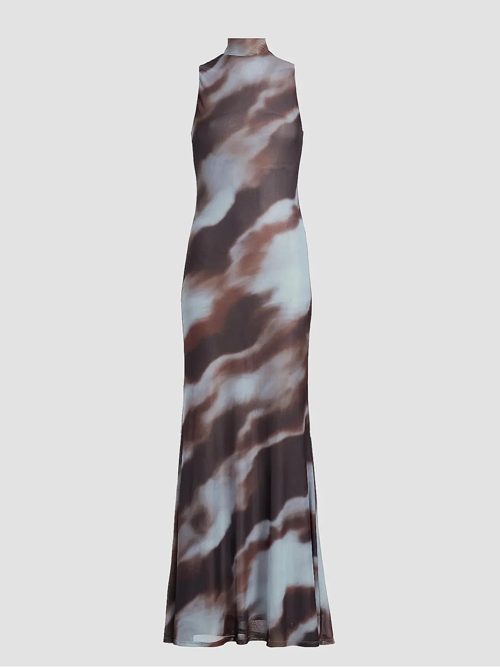 NWOT Ronny Kobo Exclusive Collective. Tye- Dye Maxi High Neck Dress. Retail $498
